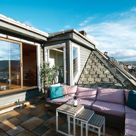 Spacious Penthouse With Grand Terrace Bergen Esterno foto