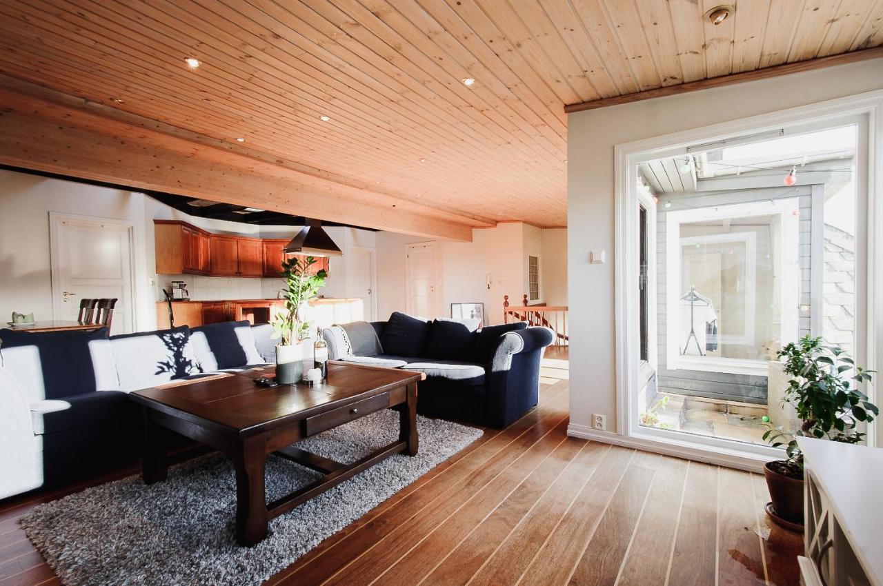 Spacious Penthouse With Grand Terrace Bergen Esterno foto